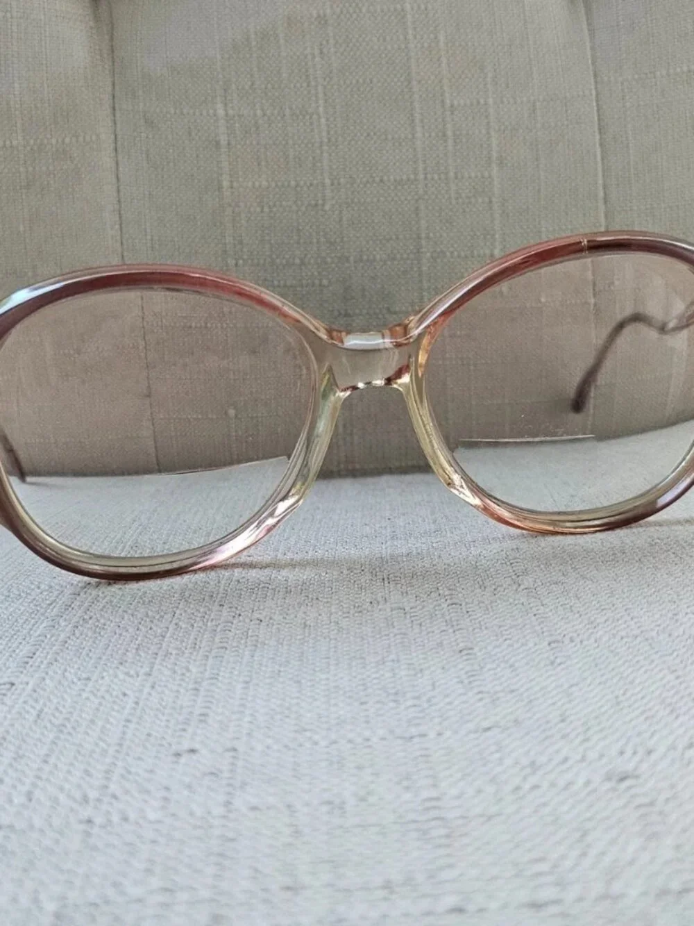 Vintage Liberty Women Eyeglasses Frame Kasper Eye Wear Wavy Temple Glasses